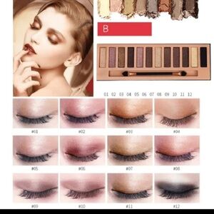 - Naked 12 color shimmer eyeshadow. NEW